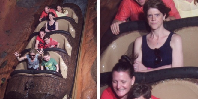 'Angry' woman frowns on Splash Mountain - Photo goes viral