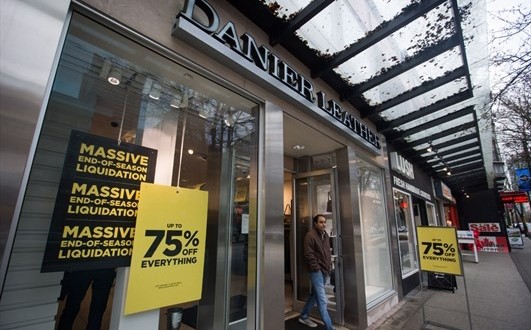 Danier Leather starts store closing sales, Report