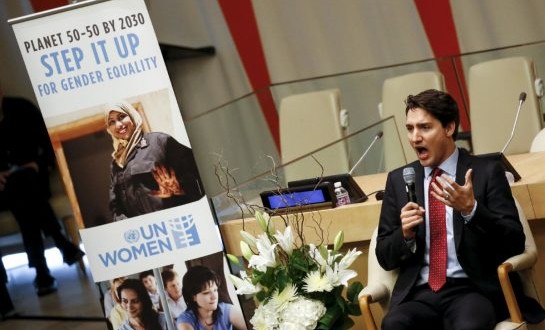 Justin Trudeau Says He'll Call Himself A Feminist 'Until It's Met With A Shrug'