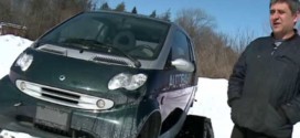 Ottawa mechanic transforms car into ski car (Video)