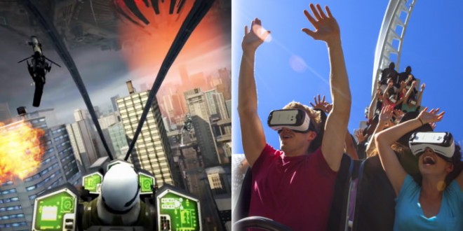 Samsung, Six Flags team up for VR roller coaster (Video)