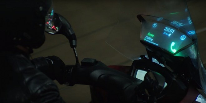 Samsung Smart Windshield Concept For Bikes (Video)