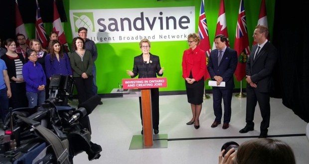 Sandvine gets $15 million Ontario grant, creating 75 new jobs