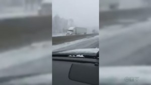 Highway 401 wrong-way driver caught on video - Watch