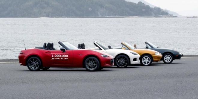 Mazda Rolls Out 1 Millionth MX-5 Roadster (Photo)