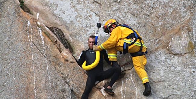 Morro Rock marriage proposal leads to cliff rescue (Video)