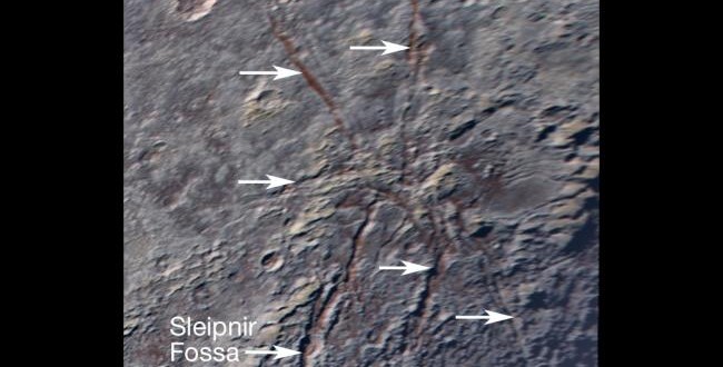 NASA Captures Giant Icy 'Spider' on Pluto's Surface (Photo)