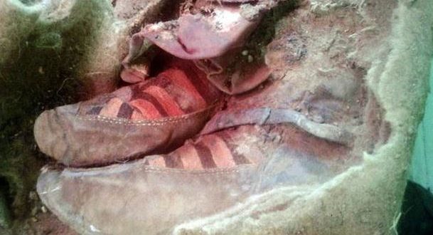 Scientists dig 6th century mummy in Mongolia wearing ‘adidas’