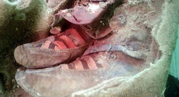 Scientists dig 6th century mummy in Mongolia wearing 'adidas'