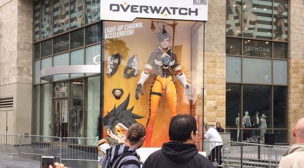 Giant Overwatch action figures discovered worldwide