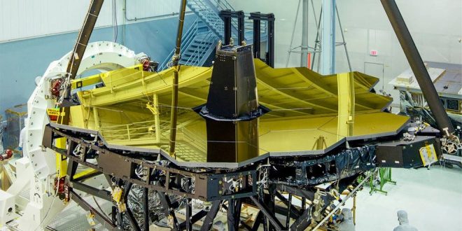 James Webb Space Telescope's Golden Mirror Unveiled (Video)