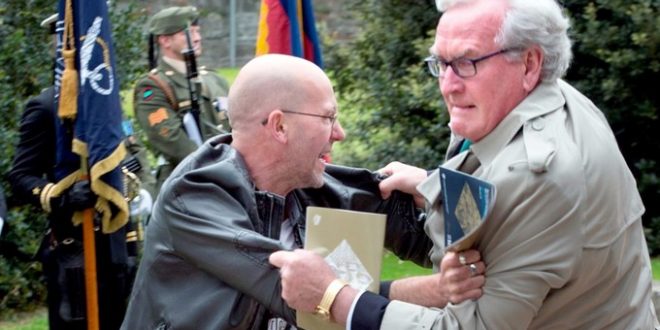 Kevin Vickers: Canadian ambassador tackles man at ceremony in Dublin