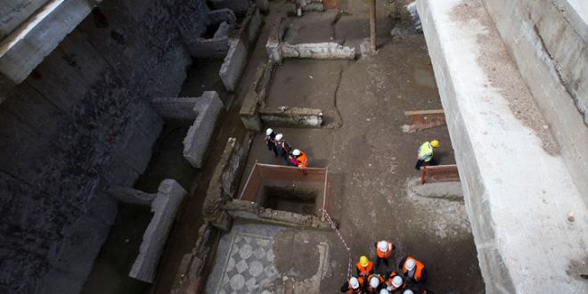 Rome subway construction unearths ancient ruins (Photo)