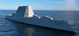 USS Zumwalt: Captain Kirk takes delivery of US Navy's futuristic stealth destroyer