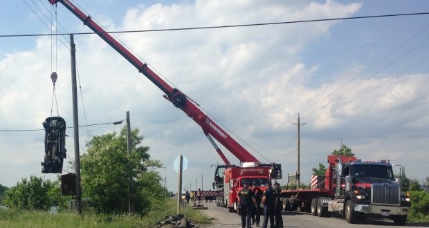 26-year-old man dies after truck crashes, sinks into quarry