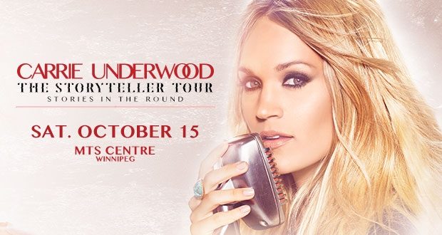 Country songstress Carrie Underwood Returning to Winnipeg in the Fall