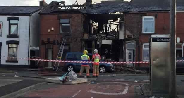 Manchester house explosion: Man dies after huge blast destroys family home