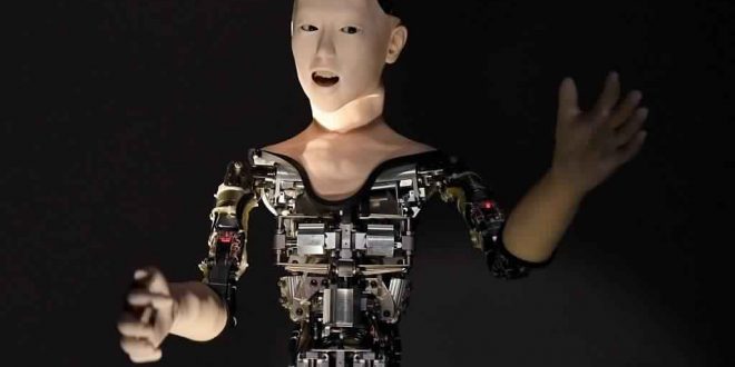 Unique Japanese robot’s facial expressions mimic humans “Watch”