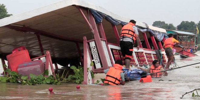 At least 18 dead in Thailand as tourist boat capsizes