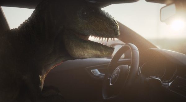 Audi technology rescues a T-rex in crisis (Video)