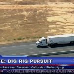 CHP Officers pursuing stolen big rig in Riverside County (WATCH LIVE)