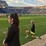 Megan Rapinoe: US soccer star Kneels For Anthem at NWSL Match