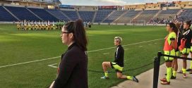 Megan Rapinoe: US soccer star Kneels For Anthem at NWSL Match