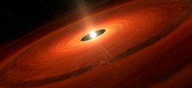 Scientists discover signs of giant planet being born in star's dust cloud