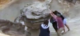 Suspects wanted after destroying iconic rock formation (Video)