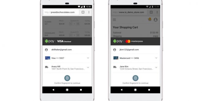 Android Pay Expands Online Presence With Visa And Mastercard, Report