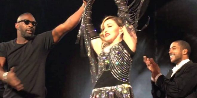 Madonna and Idris Elba spotted locking lips!