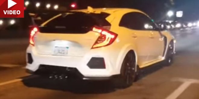 2017 Honda Civic Type R busted in California (Video)