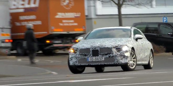 New Mercedes-Benz CLE spotted testing (Video)