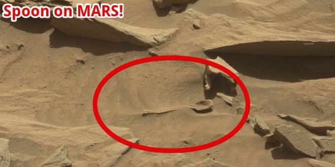 Spoon on MARS! Could this be evidence of ancient soup? (Photo)