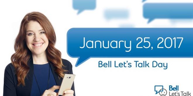 Bell Let’s Talk Day is on January 25, 2017.