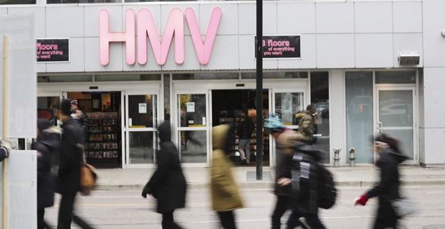 HMV Canada to Shut Down All Stores