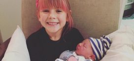 Pink Posts Adorable Photo Of Willow Holding Jameson