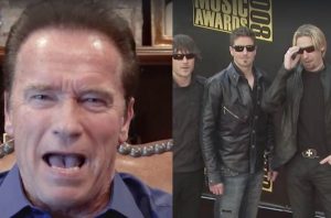 Arnold Schwarzenegger, Nickelback bicker on Twitter about who's worse