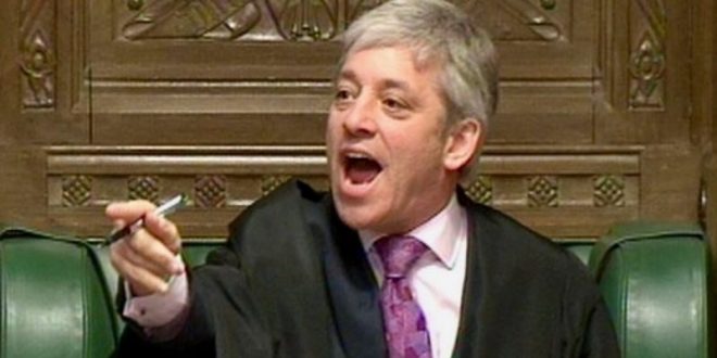 John Bercow Donald Trump should not speak in Parliament