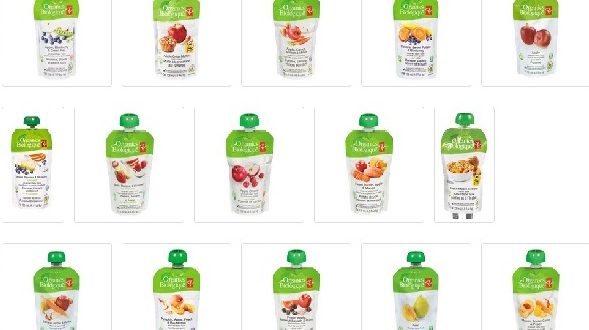 PC Organics Baby Food Pouches Recalled, Report