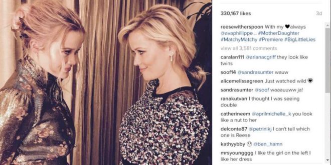 Reese Witherspoon’s Daughter Ava Is Her Exact Duplicate (Photo)