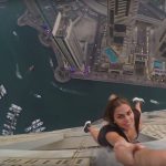 Russian model dangles off Dubai skyscraper for photo shoot (Video)