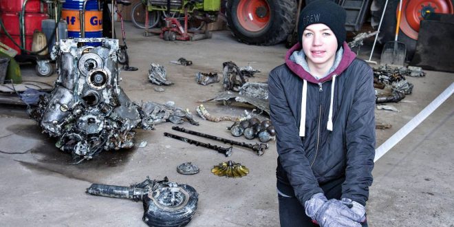 Danish Boy Finds Downed German Messerschmitt on Family Farm