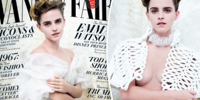 Emma Watson defends topless shoot