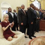 Kellyanne Conway Under Fire for Oval Office Couch Photo (Watch)