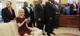 Kellyanne Conway Under Fire for Oval Office Couch Photo (Watch)