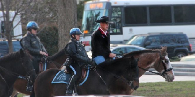 Ryan Zinke: New Interior Secretary Rides A Horse To First Day On The Job