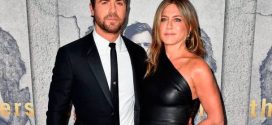 Justin Theroux And Jennifer Aniston arrive at Leftovers premiere