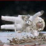 NASA astronauts replace computer during spacewalk