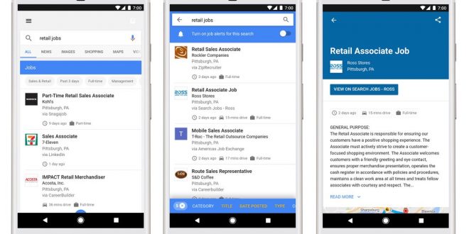 Google now shows job postings in its search results, Report